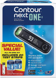 Contour Next One Blood Glucose Monitoring System All-In-One Kit For Diabetes