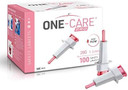 Medivena One-Care Pro Safety Lancets, Top Push Button Activated, 28G X 1.5Mm, 100/Bx, Sterile, Gentle & Comfortable Sampling