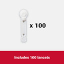 Accu-Chek Softclix Diabetes Lancets For Diabetic Blood Glucose Testing (Pack Of 100) (Packaging May Vary)