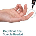 Dario 100 Blood Glucose Test Strips - Only Works With Dario Monitor (25 Pack X 4)