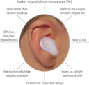 Mack'S Pillow Soft Silicone Earplugs, 12 Pair  The Original Moldable Silicone Putty Ear Plugs For Sleeping, Snoring, Swimming, Travel, Concerts And Studying | Made In Usa