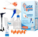 Waxbgone Earwax Removal Kit - Fast, Gentle, And Effective Ear Wax Removal Kit  Dissolve And Remove Earwax At Home - Includes Earwax Softening Drops, 10 Softspray Reusable Irrigation Tips, Otoscope