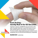 Antiseptic Numbing Wipes For Needle Pain Relief, 2-In-1 Formula With Benzocaine, Isopropyl Alcohol And Menthol - 30 Prep Pads