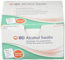 Bd Alcohol Swabs 100 Each White