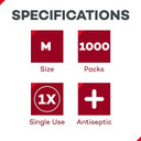 Dealmed Povidone Iodine Prep Pad 10% - Individually Sealed Packets Perfect For Wound Care And Portable First Aid Kits, 100/Box (Case Of 10)