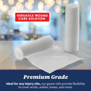 Gauze Bandage Rolls - (36 Pack) 3 In X 4.1 Yards Per Roll Of Medical Grade Gauze Bandage And Stretch Bandage Wrapping For Dressing All Types Of Wounds And First Aid Kit By Medca, (3-Inch, 36 Pcs)