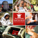 Small Emergency First Aid Kit Including 166 Pieces Of Supplies To Clean, Treat, And Protect Minor Injuries For Outdoors, Camping, Auto, Home, And Workplace
