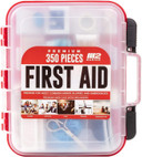 M2 Basics Professional 350 Piece First Aid Kit | Hard Case, Dual Layer, Wall Mountable | First Aid Kit For Business, Home, Car | Emergency Kit, Emergency Medical Kit