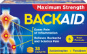 Backaid Max Relief Caplets, Aspirin-Free Pain Relief From Backache, Sciatica And Leg Pain, Long-Lasting 6 Hour Formula, Analgesic/Diuretic, 38 Count