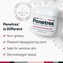 Penetrex Joint & Muscle Therapy - Soothing Comfort For Back, Neck, Hands, Feet - Premium Whole Body Rub With Arnica, Vitamin B6 Msm & Boswellia - Non-Greasy 2Oz Cream