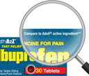 Healtha2Zâ® Ibuprofen 200Mg | Pain Relief | Body Aches | Headache | Arthritis | Cramps | Back Pain | Fever Reducerâ (30 Counts (Pack Of 3))