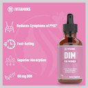 Dim Supplement Women | Dim | Estrogen Supplement For Women | Dim Supplement | Dim For Women | Dim Supplement For Women | Acne Supplements | Acne Supplements For Women | 1 Fl Oz: Orange Flavor