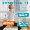 Dim Supplement For Women & Men, Estrogen Metabolism, Hormone Balance & Menopause Support, Dim 300 Mg With Black Pepper Extract, High Absorption, 120 Capsules