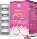 Nutricelebrity Nutriflora-Pro Probiotics For Women - Support Vaginal, Urinary Health (Uti), Digestive System, Period Pain, Yeast, And Bv Relief, Cranberry Pills, 10 Billion Cfu 6 Strains (30 Caps)