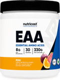 Nutricost Eaa Powder 30 Servings - Passion Fruit, Orange, And Guava (Pog) - Essential Amino Acids - Non-Gmo, Gluten Free, Vegetarian Friendly