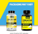 Creatine Hcl Capsules | Muscle, Cognitive, Cellular Energy Support | No Bloating Or Cramps | Usa Made & Nsf Certified | Creatine Pills (90 Ct)