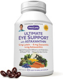Andrew Lessman Ultimate Eye Support 30 Softgels - 12Mg Lutein, 6Mg Zeaxanthin, Bilberry, Key Nutrients To Support Eye Health And Promote Healthy Vision. No Additives. Easy To Swallow Softgels
