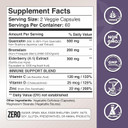 Quercetin With Vitamin C And Zinc - Elderberry - Quercetin 500Mg - Quercetin With Bromelain - Zinc Quercetin - Vitamin D3 - 6 In 1 Daily Immune Support, Non-Gmo, Gluten-Free - Sambucus Supplement -Usa