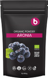 Bobica Organic Aronia Berry Powder, Chokeberry Powder, Antioxidant Superfood, High In Flavonoids, Polyphenols And Potassium, For Immunity, Vegan, Gluten-Free, 1Lb