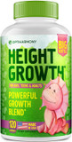 Height Growth Maximizer - Made In Usa - Natural Height Increase Booster Supplement & Grow Taller Pills - Bone Growth For Adults, Teens & Kids - Vitamins For Boys & Girls To Get Taller - 120 Capsules