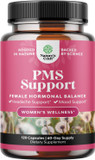 Advanced Pms Support Supplement For Women - Multibenefit Pms Relief Complex For Low Energy Mood Support Period Cramps And Bloating Relief For Women - Menstrual Hormonal Balance For Women 120 Capsules