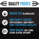 The Fittest Honor Supplement - Supports Energy, Collagen Production And Joint & Bone Health - Grass Fed Liver & Bone Marrow - 180 Capsules