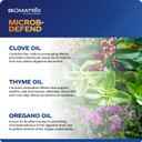 Biomatrix Oil Blend Of Thyme, Oregano, Clove, Digestive Supplement For Men And Women, Gi Repair Softgels | Microb-Defend (90 Capsules)