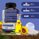 Nutriflair Liposomal Glutathione Supplement Setriaâ® 700Mg - Pure Reduced, Stable Form L-Glutathione Reductase (Gsh) - Master Antioxidant Support, 60 Capsules