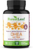 Forest Leaf - Dhea 100Mg Daily Hormone Supplement For Women & Men - Pure Dhea Pills To Support Healthy Metabolism, Mood, Physical Performance, Brain, Immune Function & Energy - 90 Veg Capsules
