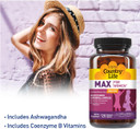 Country Life Max For Women - Multivitamin And Mineral Complex, Iron-Free - 120 Vegan Capsules