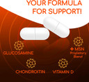 X Ray Dol Triple Action Joint Support Supplement With Glucosamine 1500Mg, Chondroitin 800Mg, Msm 750Mg And 5X Vitamin D For Healthy Joints, Bones & Cartilage - 60 Count Per Bottle - 1 Pack
