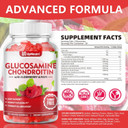 Sugar Free Glucosamine Chondroitin Gummies, Extra Strength 1500Mg Glucosamine With Chondroitin Msm & Elderberry & Turmeric, Joint Support Supplement For Men & Women Joint Health