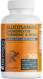 Bronson Glucosamine Chondroitin Turmeric & Msm Advanced Joint & Cartilage Formula, Supports Healthy Joints, Mobility & Cartilage - Non-Gmo, 360 Capsules