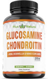 Glucosamine Chondroitin Msm Boswellia Curcumin Bromelain Quercetin - 90 Caps Per Bottle - 1 Month Supply