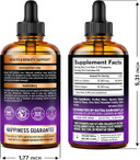 Liquid Biotin & Collagen - Vitamins For Hair Growth Support For Women & Men - Extra Strength 60000 Mcg Drops - B7 Supplement - Strong Nails & Healthy Skin - 98% Faster Absorption Than Pills