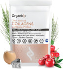 Organixx Collagen Peptides Powder With Vitamin C, Types I, Ii, Iii, V, X Hydrolyzed Collagen, Hair, Nail, Skin, Bone & Joint Health, Aging Support, Clean Sourced, Gluten Free, Unflavored, 20 Servings