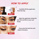Ardell False Eyelashes Press On Lash Self-Adhesive Wispies Black 4 Pack