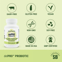 Del-Immune Vâ® + Delpro Probiotic & Prebiotic Blend By Stellar Biotics - Promotes Optimal Gut Health, Digestion, Immune Support & Mood (120 Capsules)