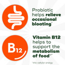 Align Probiotic, Bloating Relief + Food Digestion, Probiotics For Women And Men, Probiotic Helps Soothe Occasional Bloating*, With Vitamin B12 To Help Break Down Food Into Cellular Energy*,60 Gummies Align Probiotic, Bloating Relief + Food Digestion, Probiotics For Women And Men, Probiotic Helps Soothe Occasional Bloating*, With Vitamin B12 To Help Break Down Food Into Cellular Energy*,60 Gummies