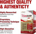 Labo Nutrition Vesseclear Ex: Nattokinase Nsk-Sd+Elastin F For Clean & Flexible Blood Vessel. Japan'S Most Research Proven, Functional Dose, Acid-Resistant/Delayed Release Capsules
