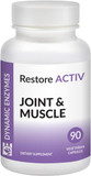 Restore Activ - Muscle, Joint & Tissue Support, Acid-Resistant Serrapeptase And Nattokinase - Systemic Enzymes | 90 Count