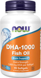 Now Foods Supplements, Dha 1,000 Brain Support, Extra Strength, 1,000 Mg Dha, 90 Softgels