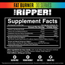 Jnx Sports The Ripper! Shredding Thermogenic Fat Burner - Sour Candy 30 Servings | Advanced Fast Acting Stim Thermogenesis, Appetite Suppressant For Men & Women