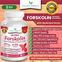 Nsp Certified Forskolin For Weight Management Maximum Strength | Coleus Forskohlii Root Extract Powder, 40% Standardized Ultra Lean Supplement For Men & Women, Energy Boost Complex - 60 Capsules