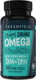 Ocean Saving Omega 3, The Fish Oil Replacement, 2-Month Supply, Sustainably Sourced, Highest Levels Of Dha Per Capsule (440 Mg), Algae Oil, W/Dpa. 60 Count
