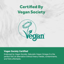 Naturalis Vegan Omega 3 Dha, Epa & Dpa From Algae | Vegan Society Certified, Sustainably Sourced, True Full Spectrum | 60 Veggie Softgels (Carrageenan Free)
