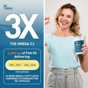 Dr. Tobias Omega 3 Fish Oil, 2000Mg Triple Strength With 800Mg Epa 600Mg Dha Per Serving, Fish Oil Omega 3 Supplements For Heart, Brain & Immune Support, 360 Softgels, 180 Servings