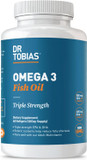 Dr. Tobias Omega 3 Fish Oil, 2000Mg Triple Strength With 800Mg Epa 600Mg Dha Per Serving, Fish Oil Omega 3 Supplements For Heart, Brain & Immune Support, 60 Softgels, 30 Servings