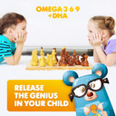 Dr. Moritz Vegan Omega 3 Gummies For Kids And Toddlers (90 Count), Omega 3 Kids Gummies For Brain And Heart Health, No Fish Oil And Gluten Free