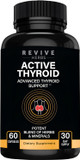 Thyroid Support: Powerful Blend Of Ashwagandha, Iodine, Selenium, Magnesium, Zinc, Vitamin B12 & More For Optimal Health - 60 Capsules